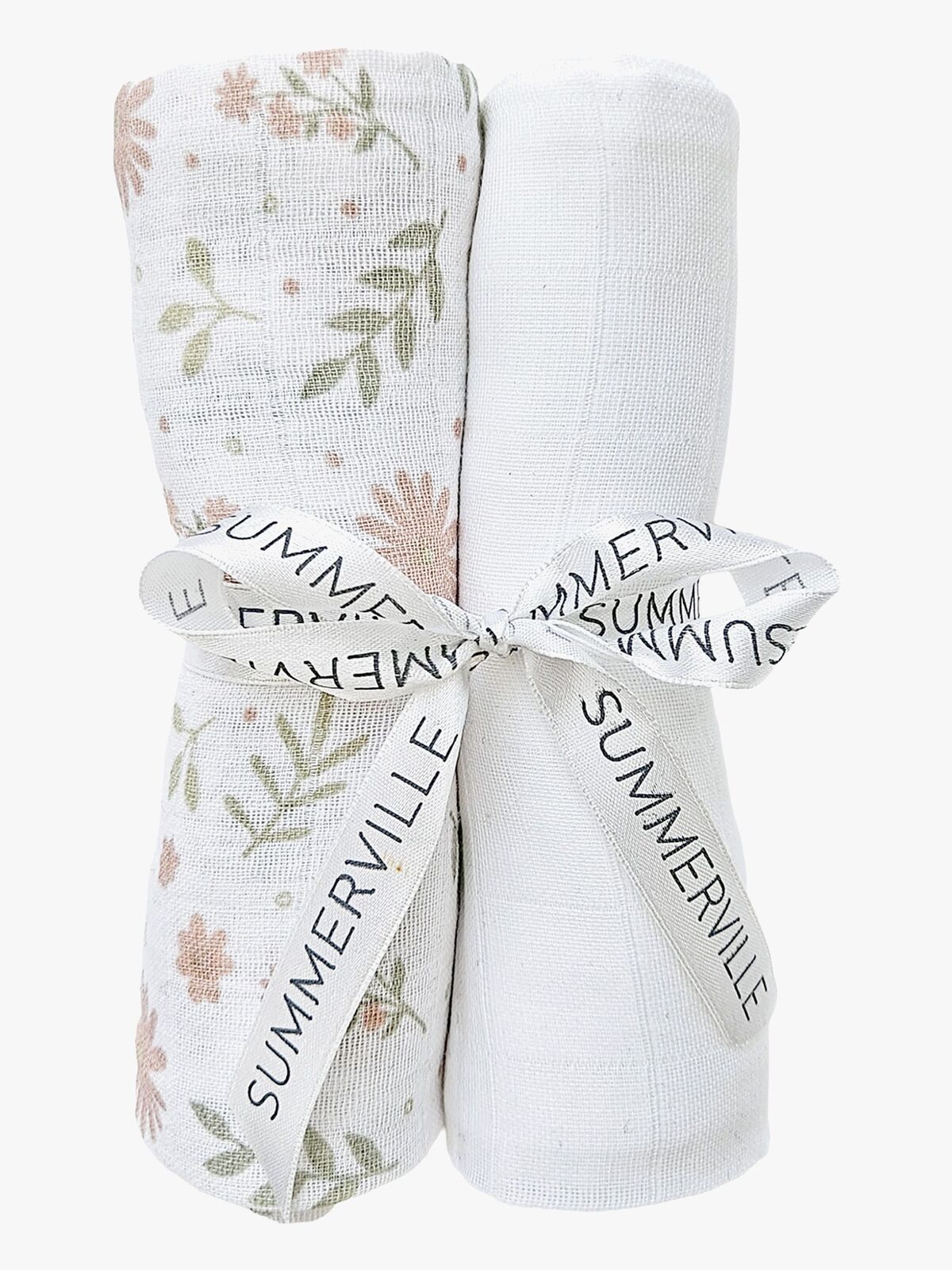 Summerville Organic Musselintuch 2er-Pack, Blossom