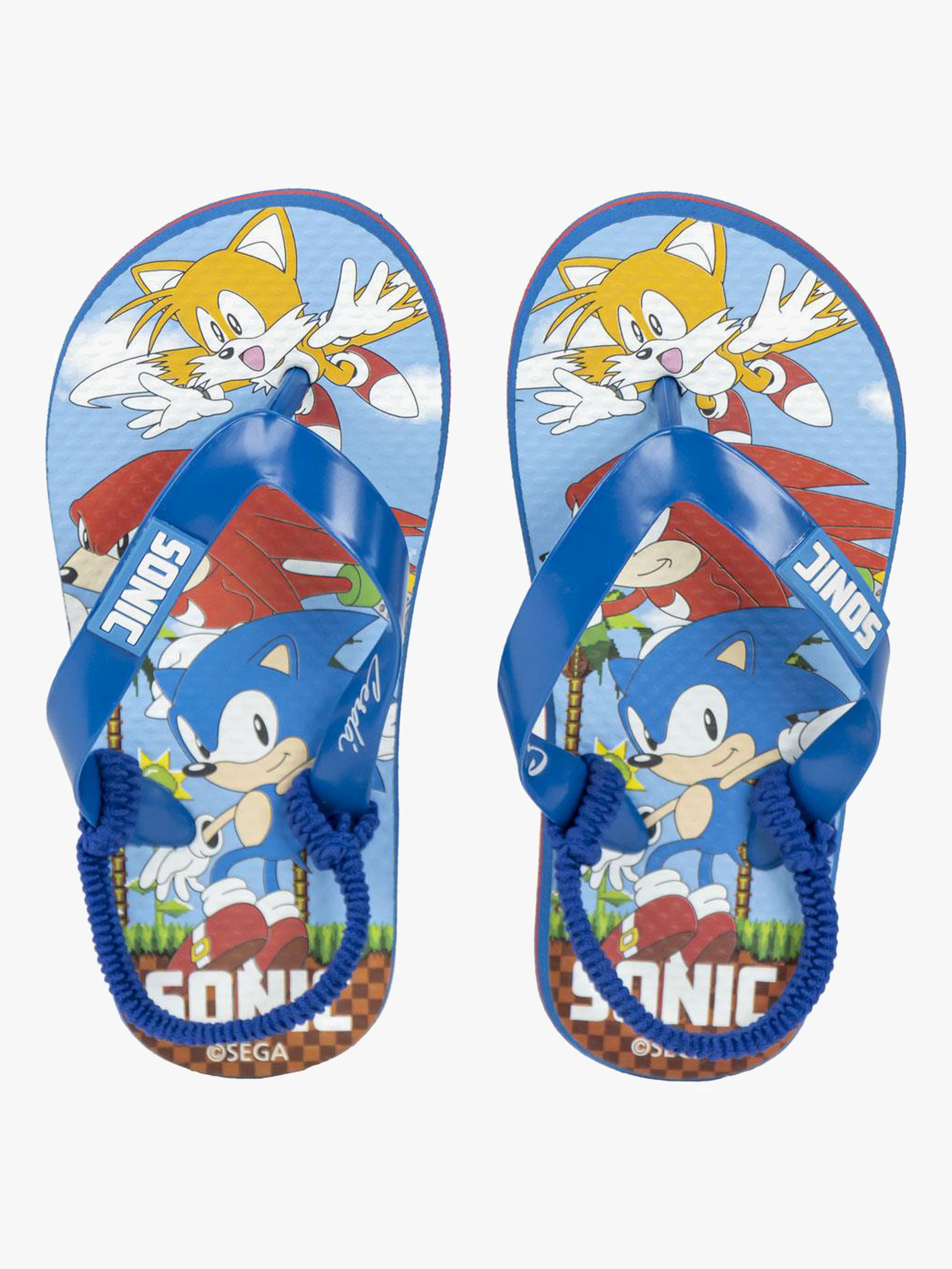 Flip-Flops mit Fersenriemen, Blau, 32-33
