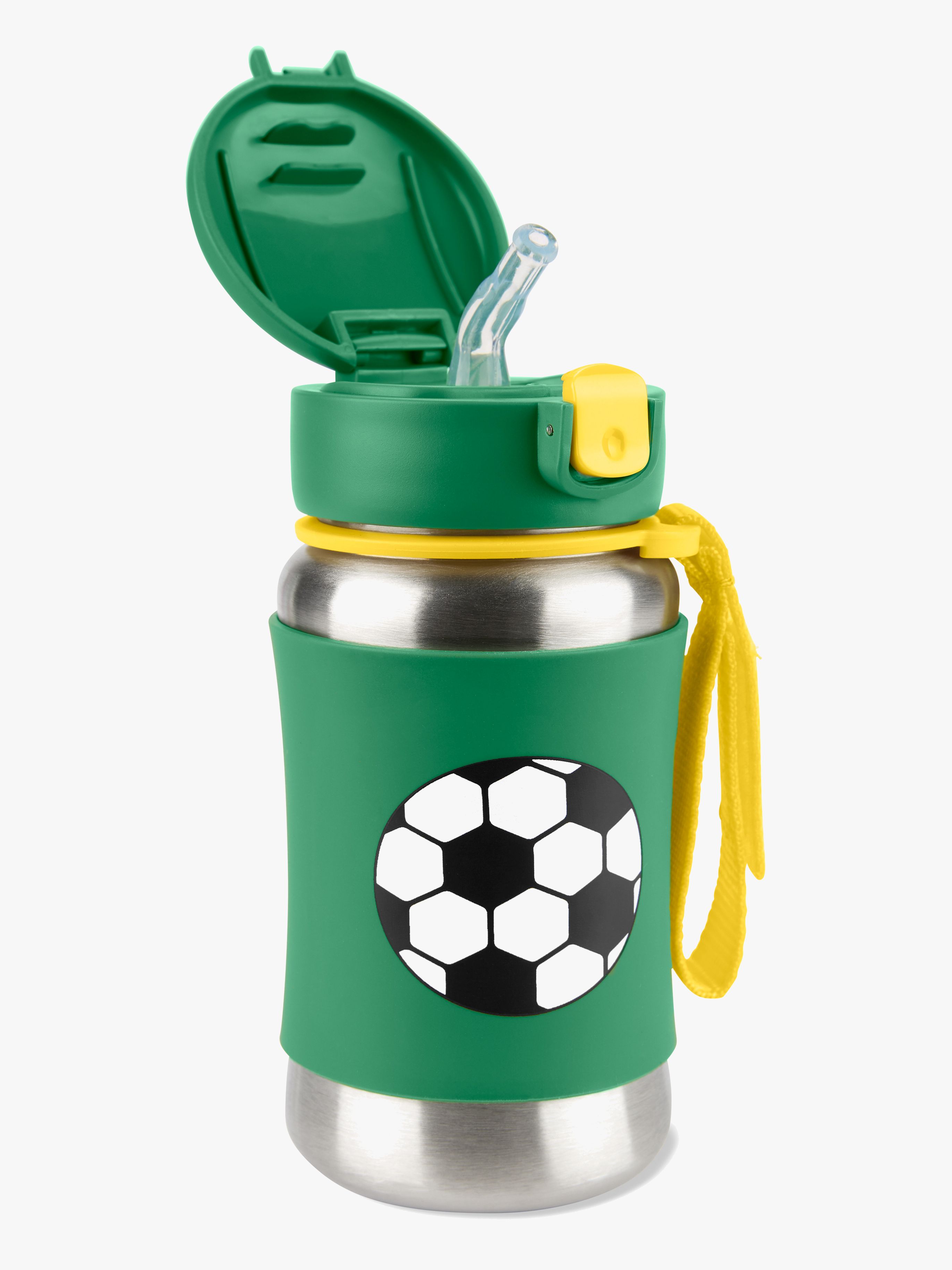 Spark Style Sportflasche Fußball, Grün