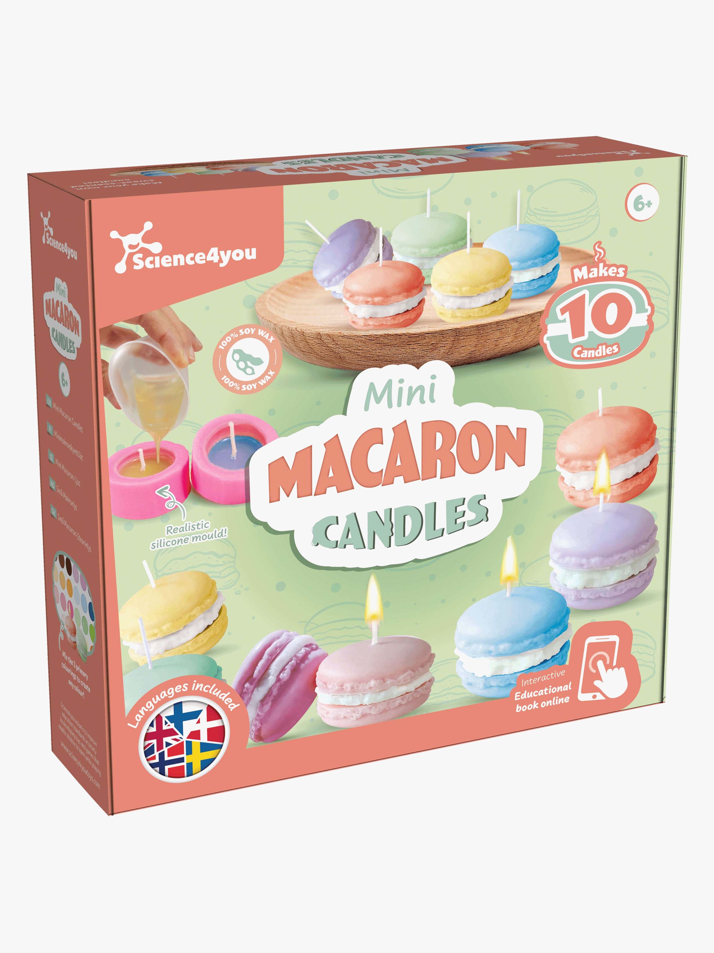 Science4you Bastelset Mini Macaron Kerzen