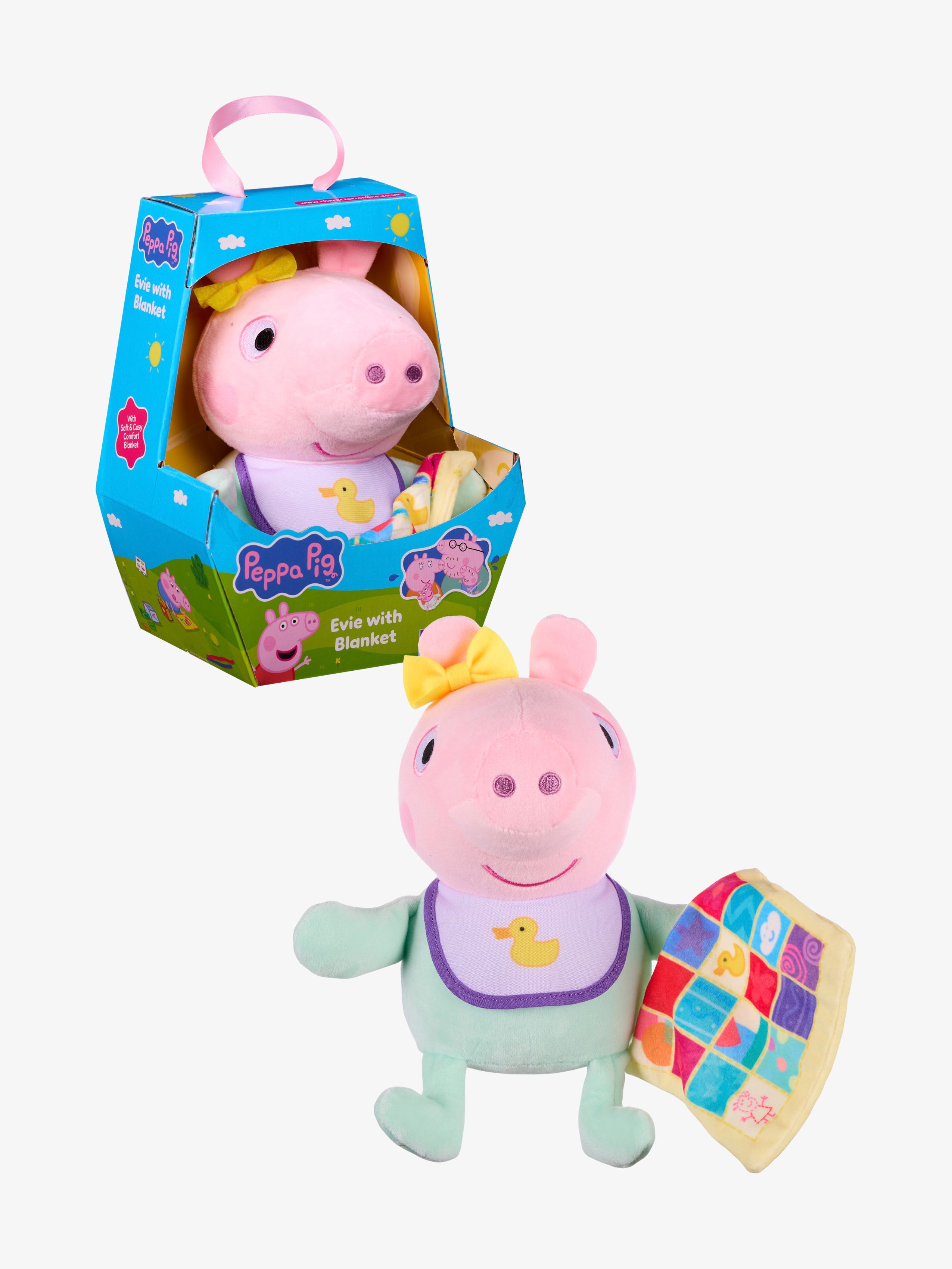 Evie Kuscheltier mit Decke 20 cm