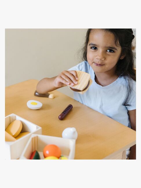 Melissa & Doug Küchenspielzeug Lebensmittelgruppen Mit 4 Boxen
