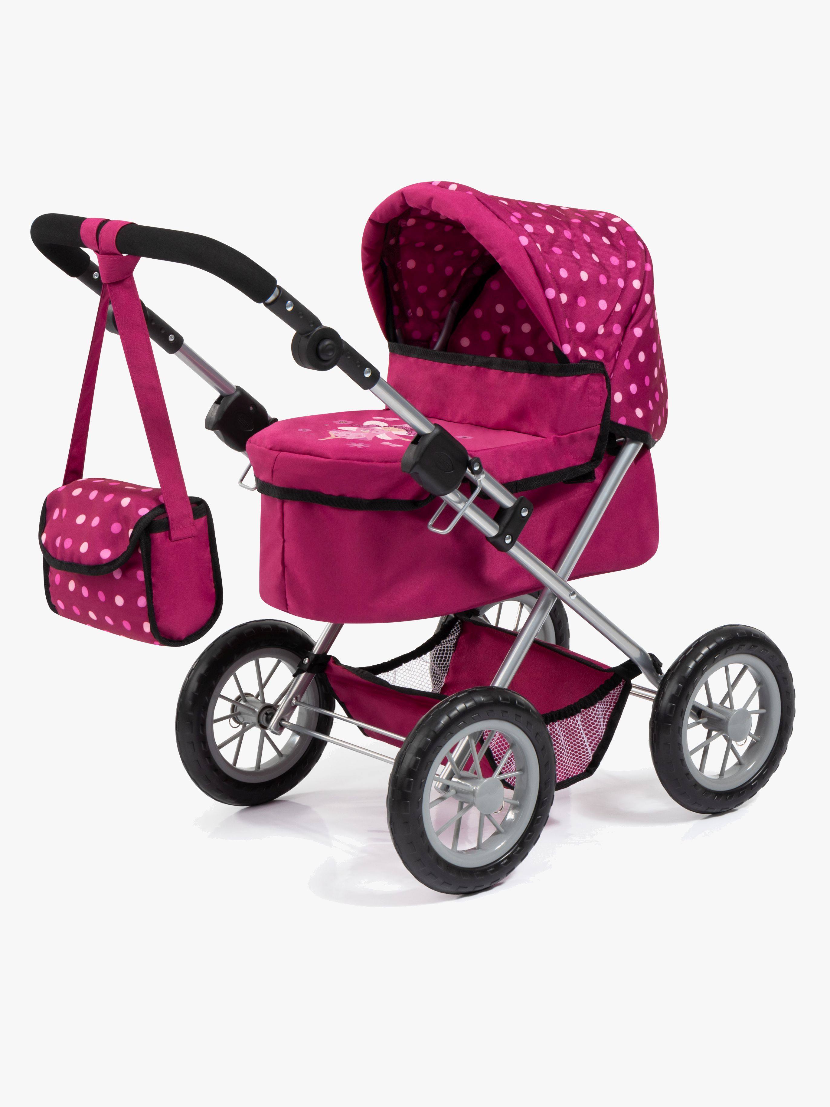 Bayer Design Puppenwagen Trendy, Bordeaux