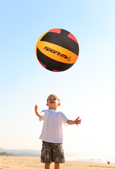 SportMe Riese Mesh Volleyball 50 cm, Hellblau