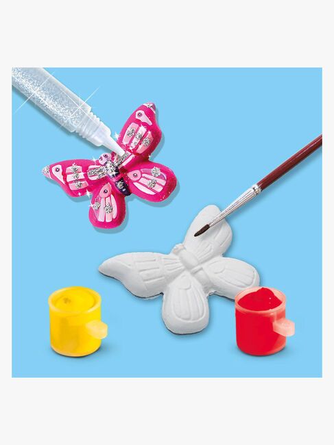 SES Creative Bastelset Gipsfiguren Schmetterlinge