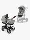 Cybex EOS Lux Kombikinderwagen, Stone Grey/ Mid Grey