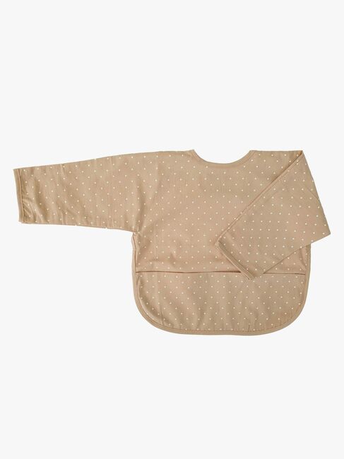 Summerville Organic Lätzchen mit Ärmel, Sand Dotty