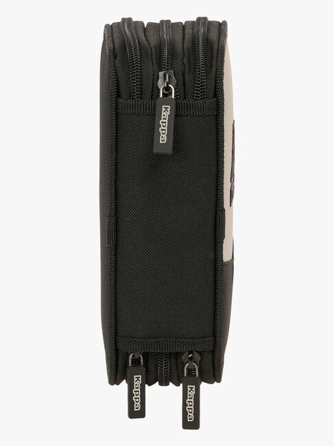 Kappa Gefülltes Dreifach-Federmäppchen 37 Teile, Grau