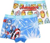 Marvel Avengers Boxershorts 2er-Pack, Blau