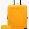 American Tourister Dashpop Koffer 41-47L & Kulturbeutel POP, Golden Yellow