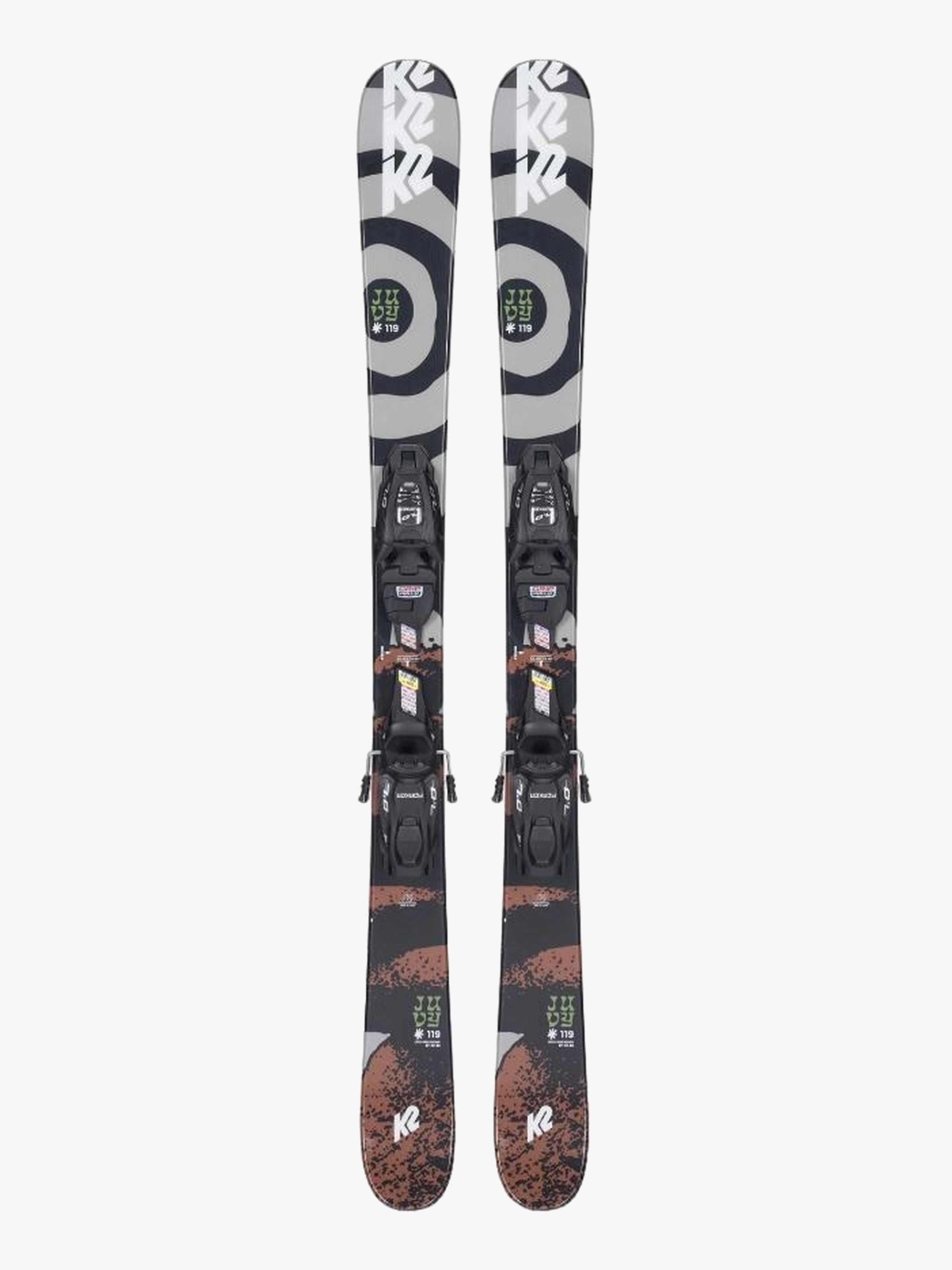K2 Juvy Skier FDT 7.0 Set, 139