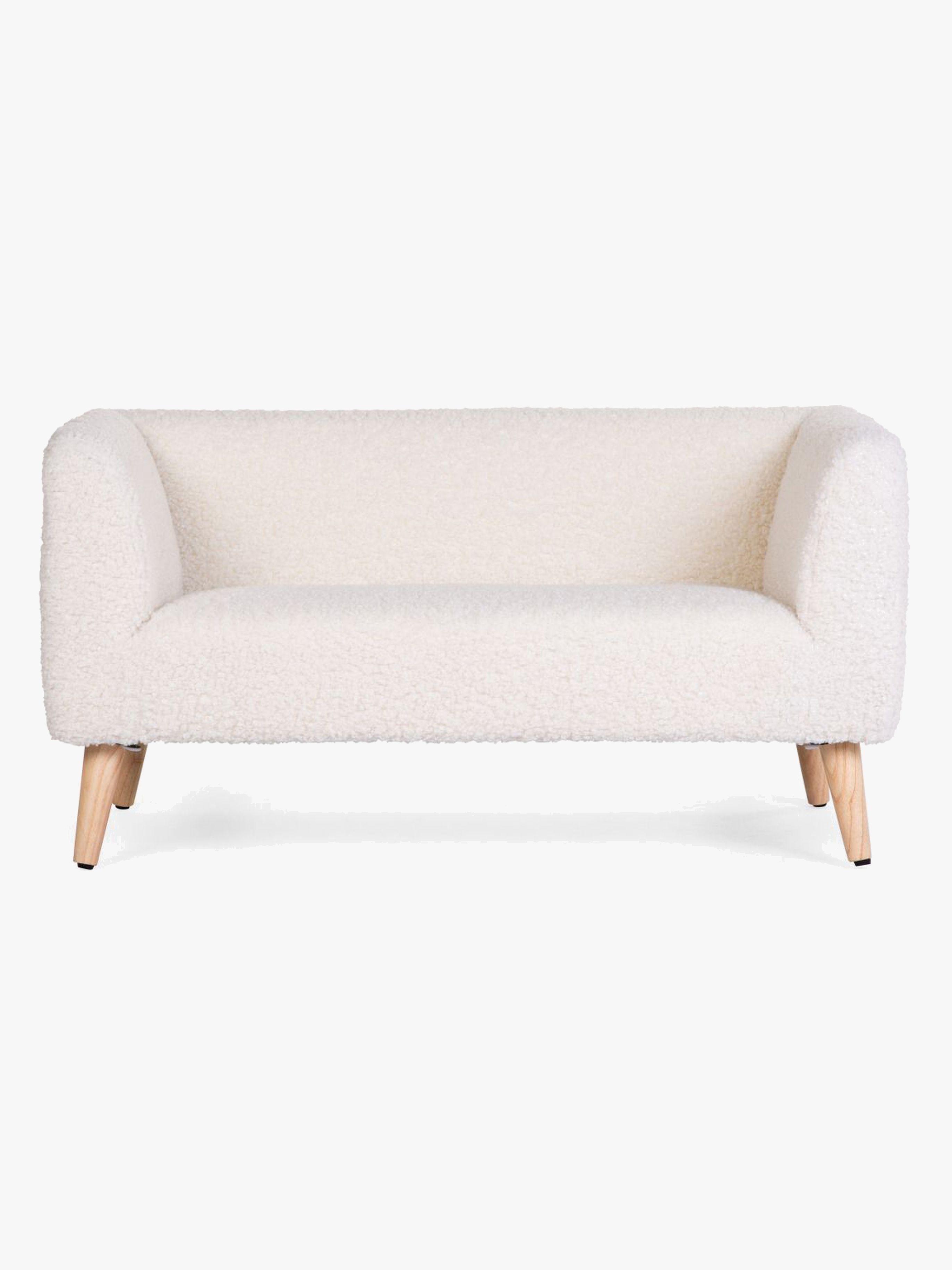 Childhome Kids Teddy Sofa, Naturweiß, Kindersofa, Kindercouch, Kinder