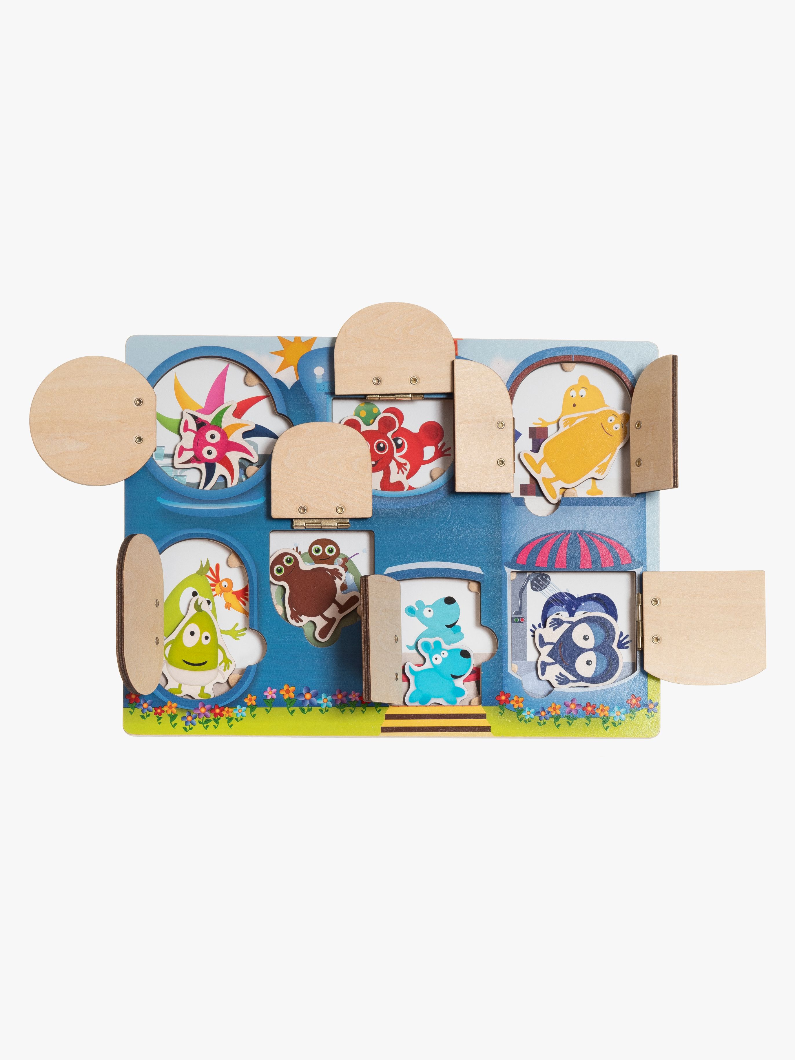 Babblarna Verschlussbrett In meinem Haus, Babyspielzeug