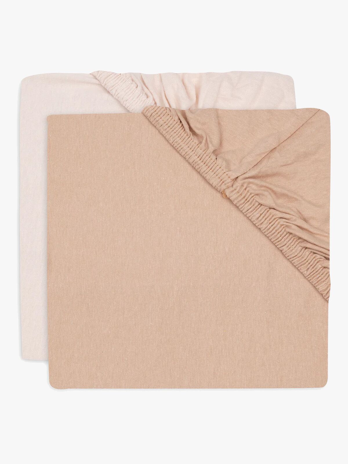 Jollein Spannbettlaken 2er-Pack 40x80, Blush/Wild Rose