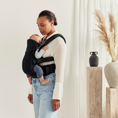 BabyBjörn Harmony Babytrage 3D Mesh, Schwarz