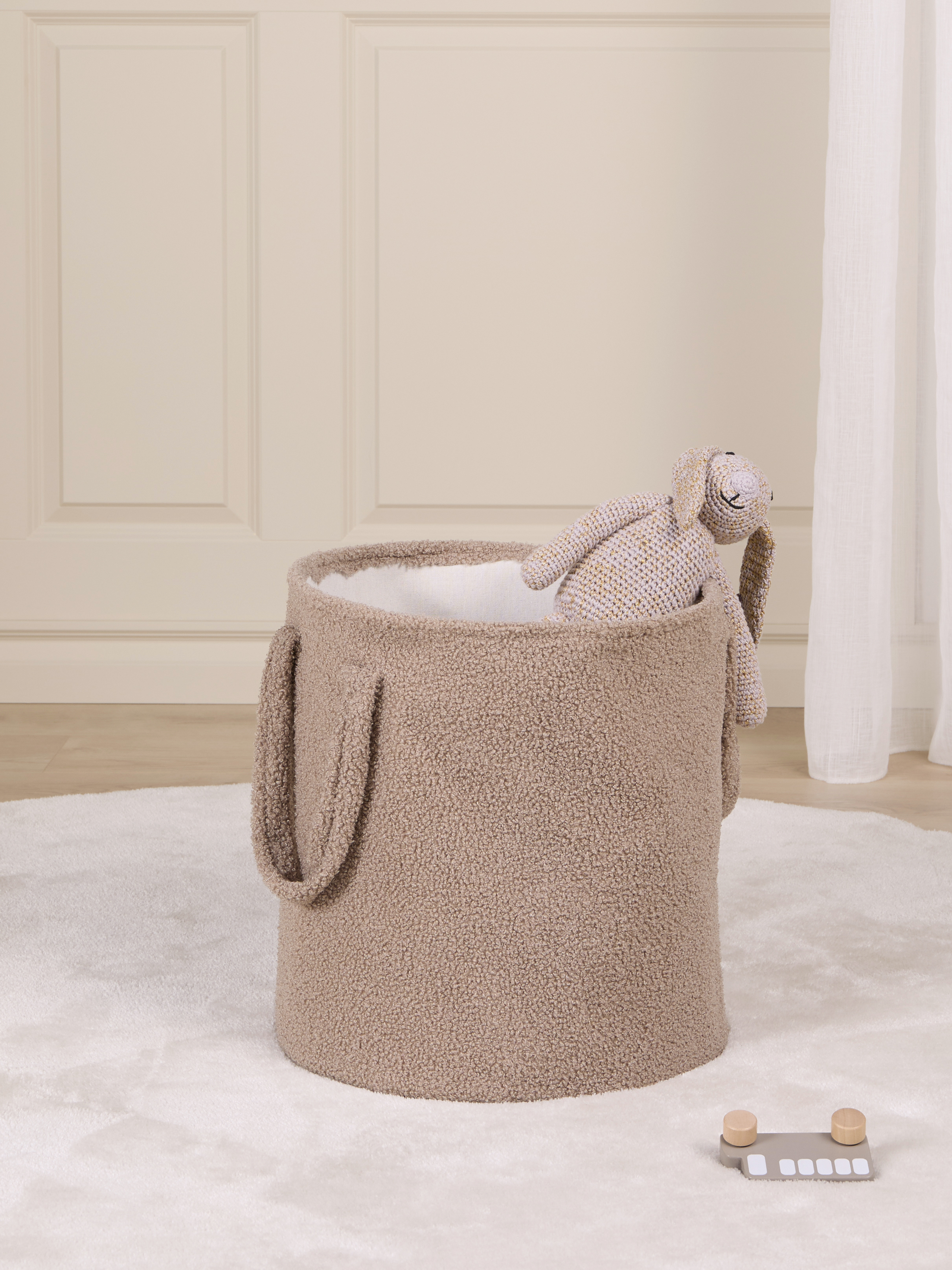 Alice &  Fox ABLE Aufbewahrungskorb, Taupe Teddy