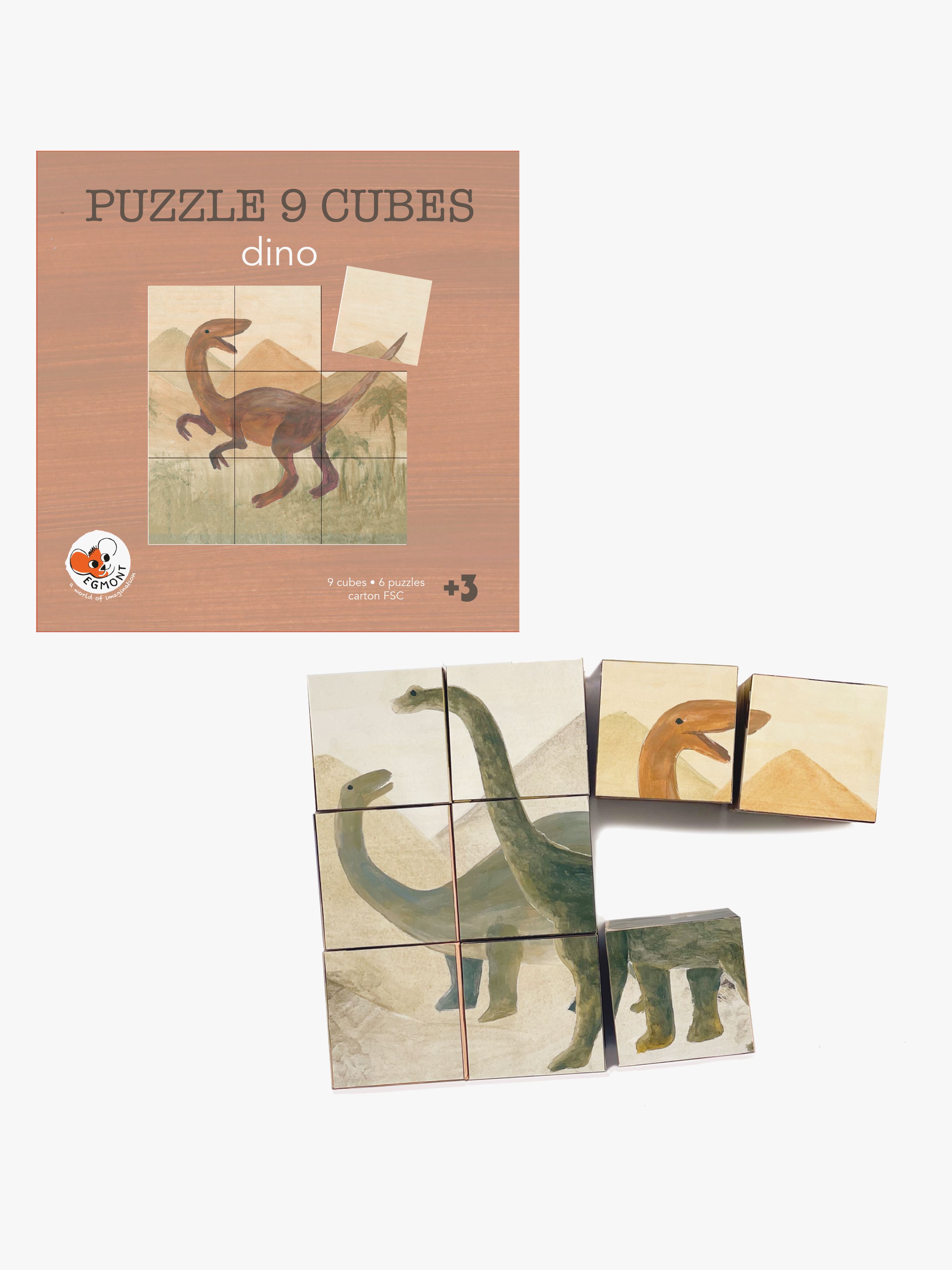 Puzzle 9 Würfel Dinosaurier