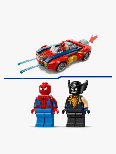 LEGO Super Heroes 76336 Spider-Man Auto vs. Venomized Wolverine