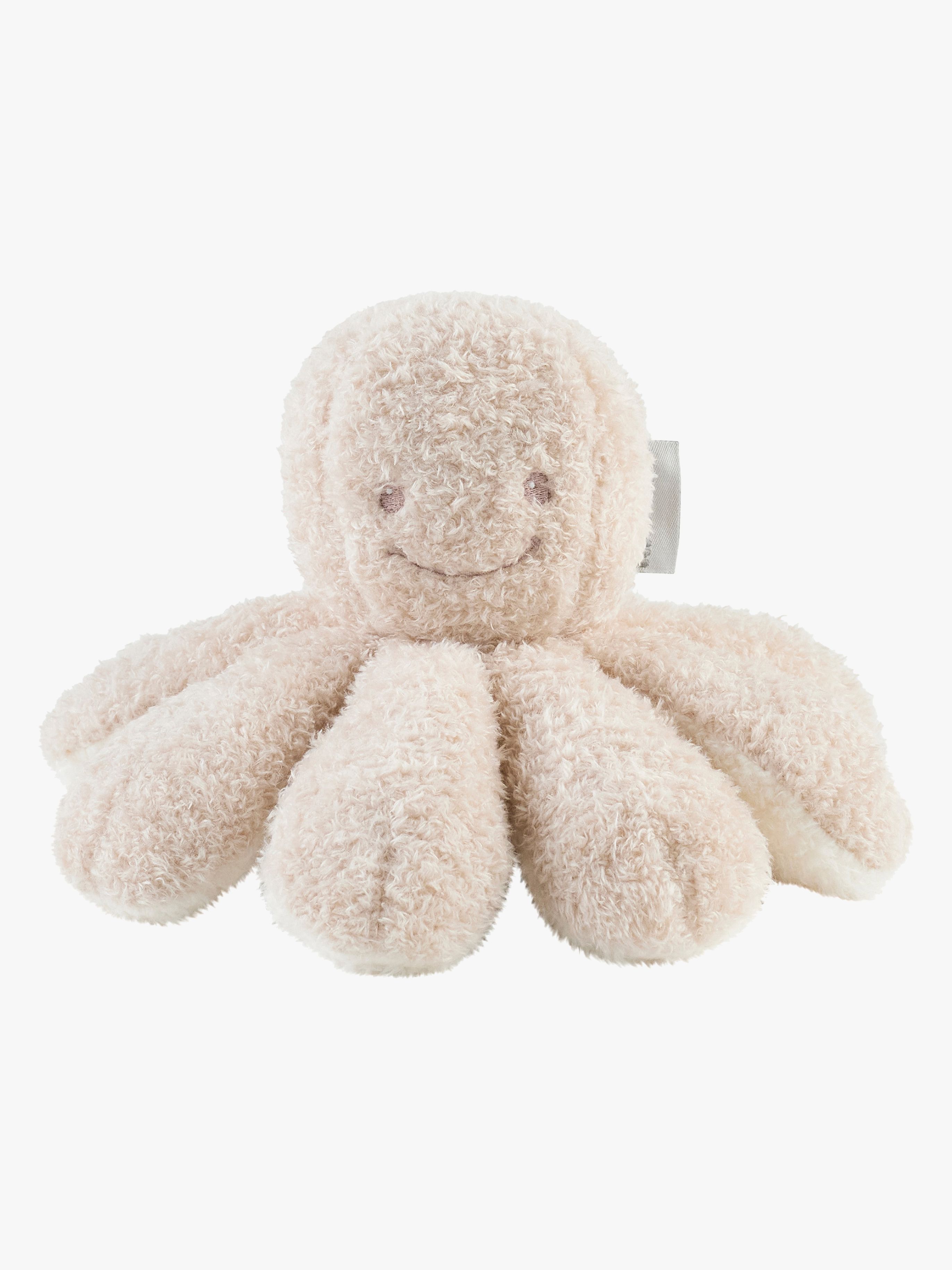 Nattou Teddy Rassel Tintenfisch, Beige, Babyspielzeug