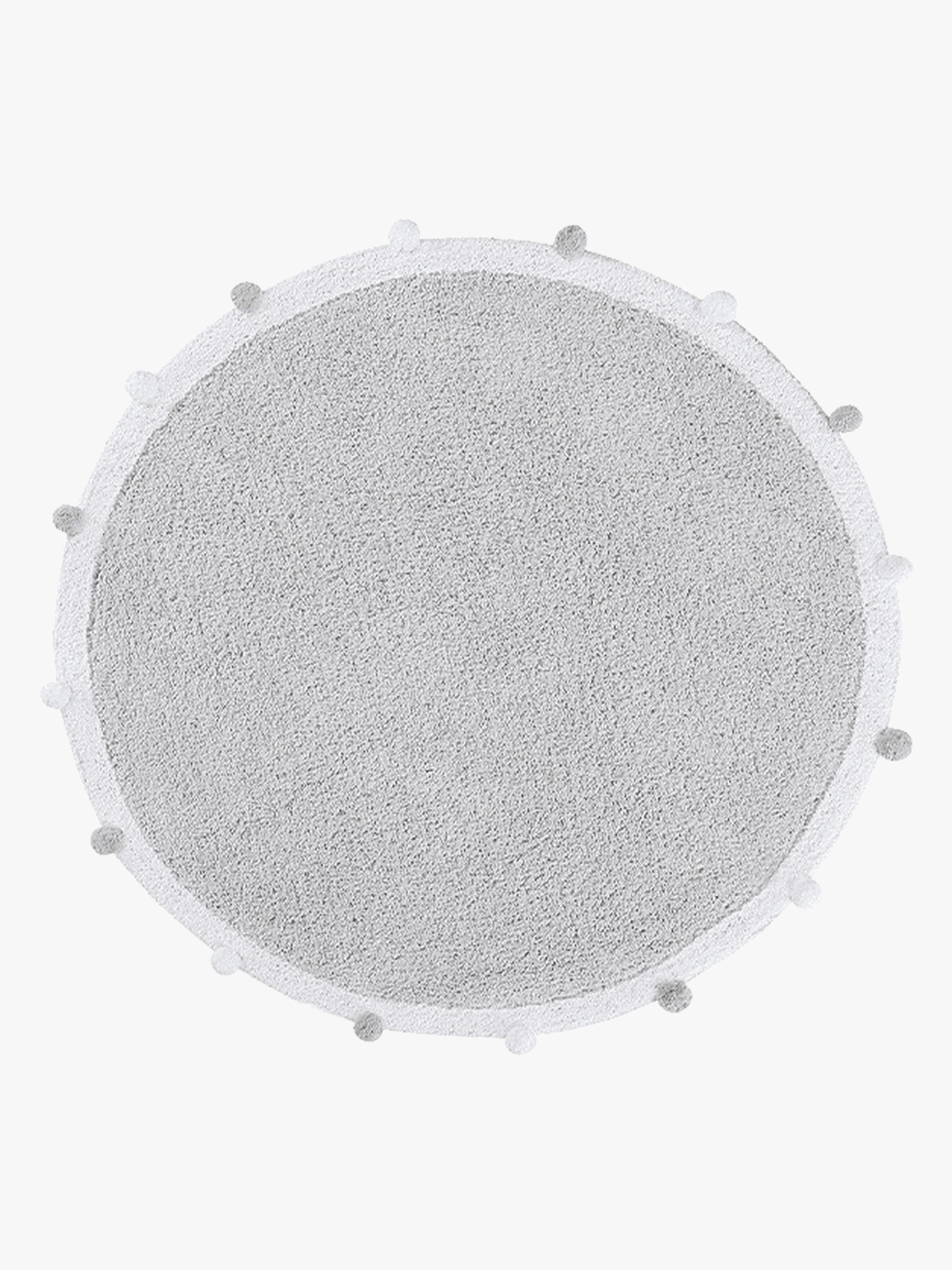 Lorena Canals Waschbarer Teppich Bubbly 120, Hellgrau