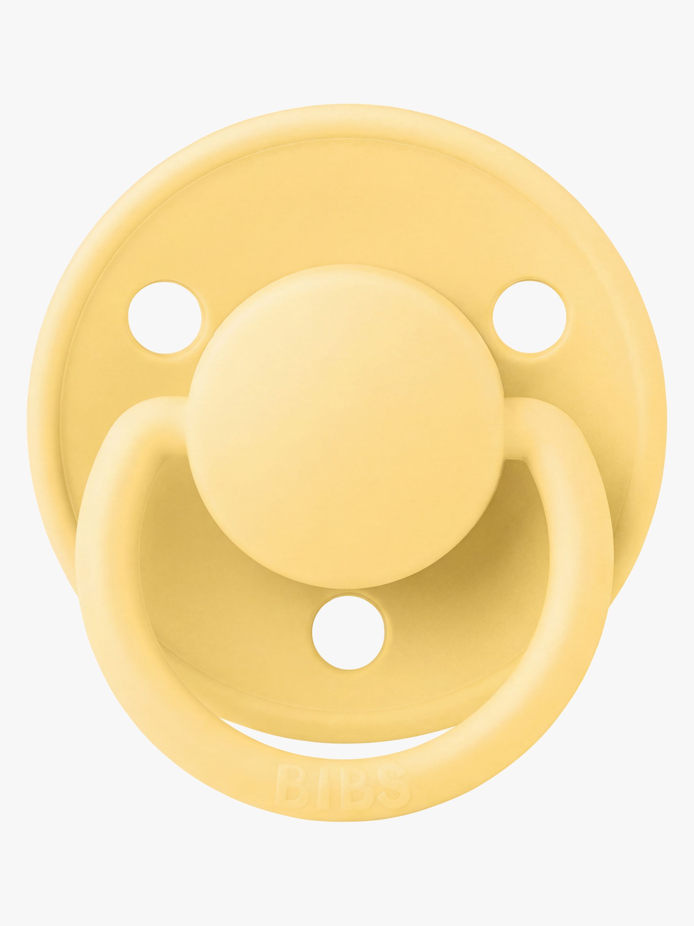 BIBS De Lux Schnuller Silikon Einheitsgröße, Pale Butter