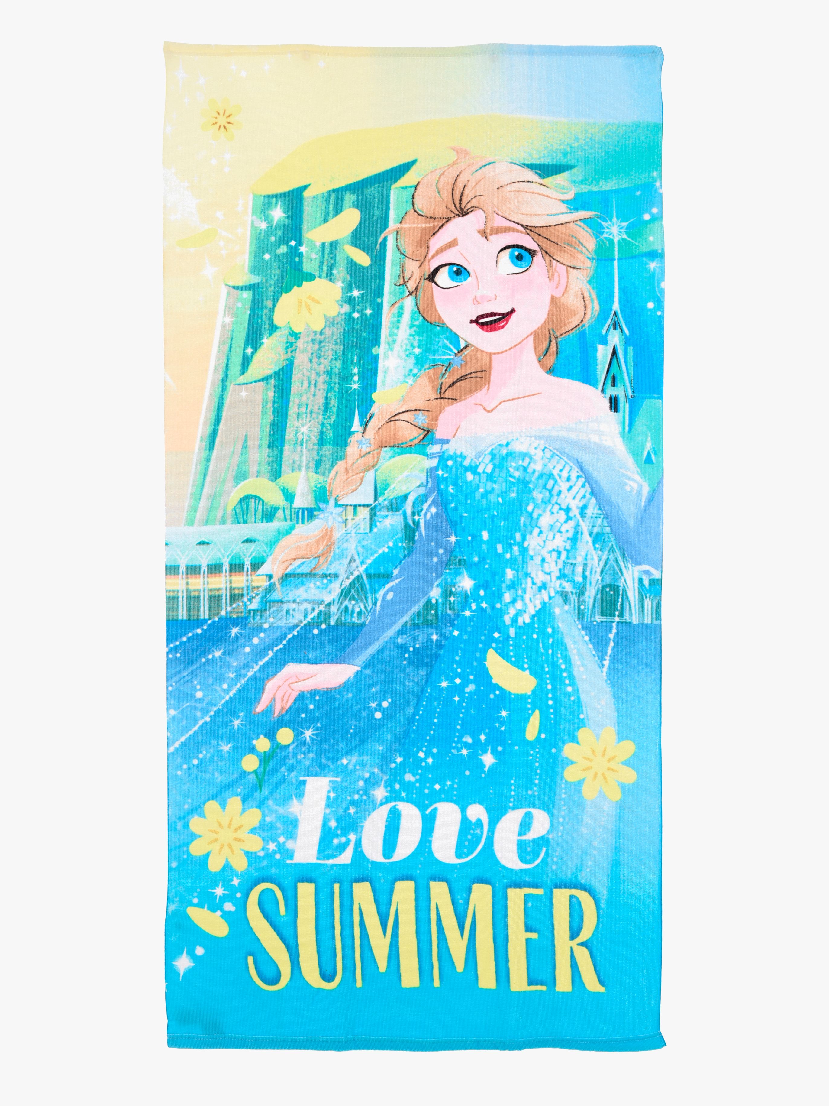Disney Die Eiskönigin Strandhandtuch, Mehrfarbig
