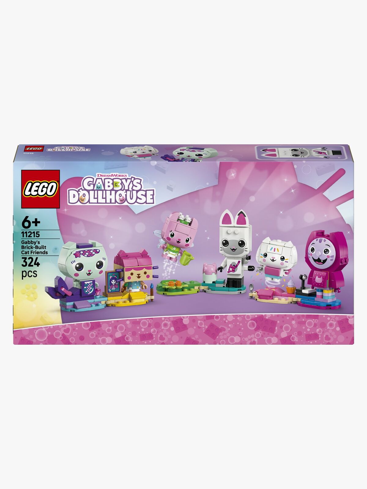 LEGO Gabby's Dollhouse 11215 Gabbys Katzenfreunde aus LEGO Steinen