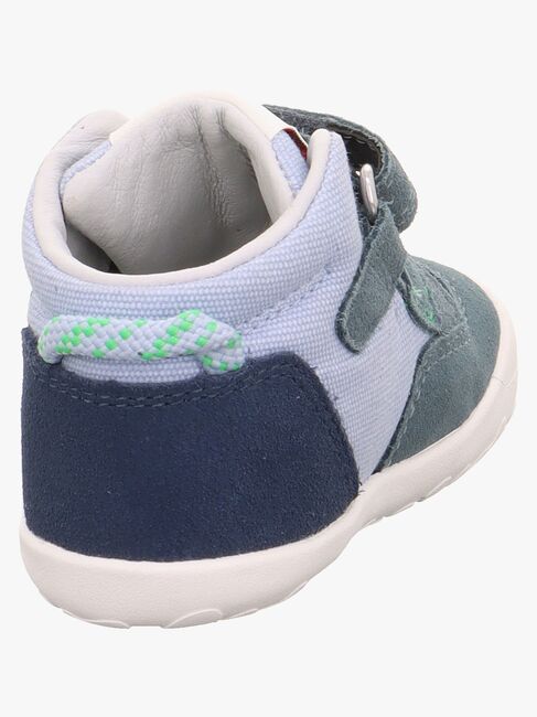 Superfit Flummi Barefoot Sneaker, Blau/Hellgrün