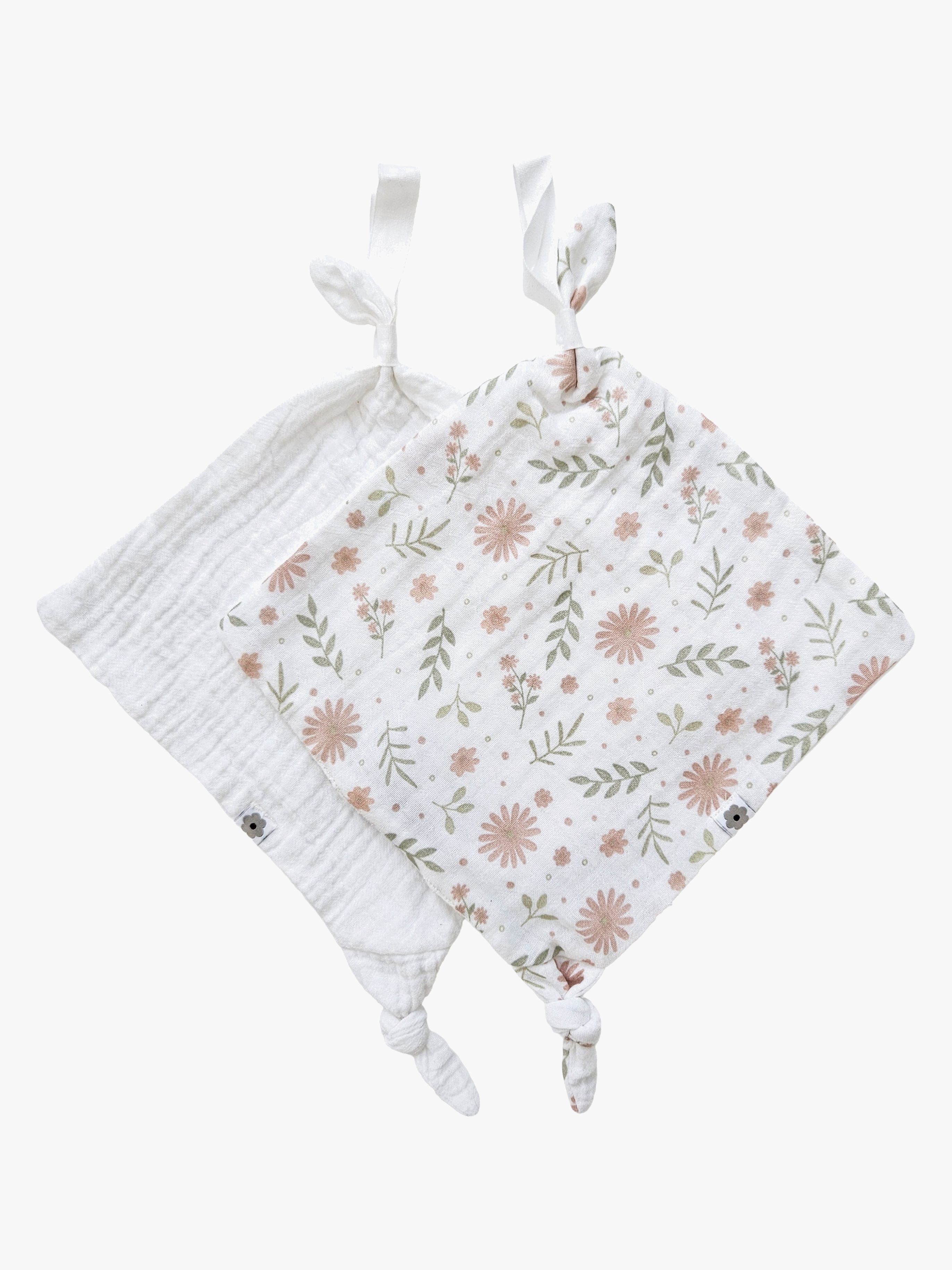 Organic Schmusetuch 2er-Pack, Blossom