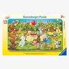 Ravensburger Rahmenpuzzle Geburtstagsparty der Tiere 15 Teile