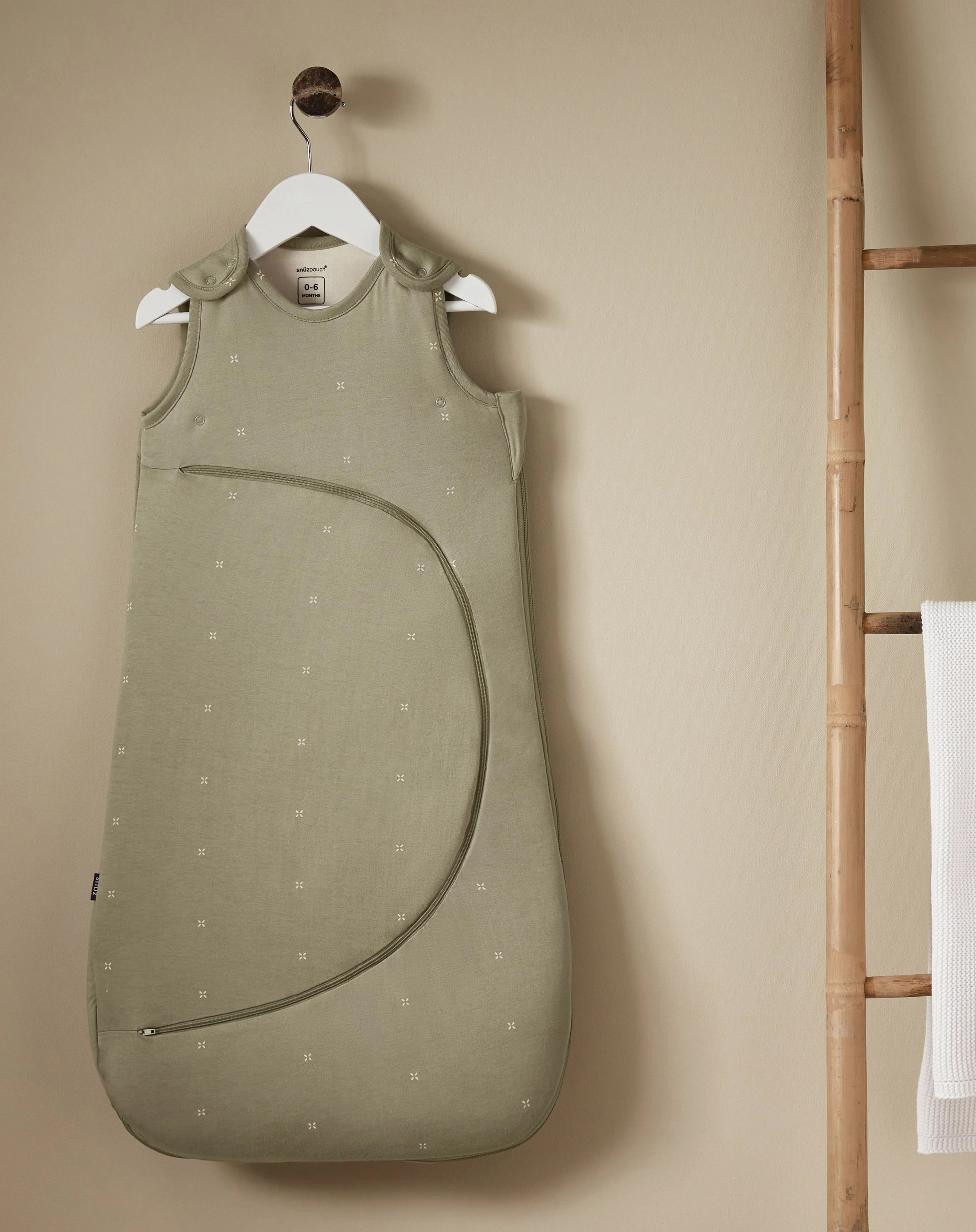 Snüz SnuzPouch Schlafsack 2.5 TOG, Sage / Cross
