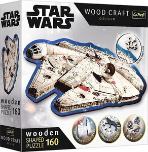 Trefl Wood Craft Origin Star Wars Puzzle Millennium Falcon 160 Teile