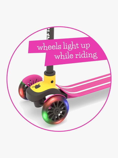 Chillafish Scotti Glow Tretroller, Pink