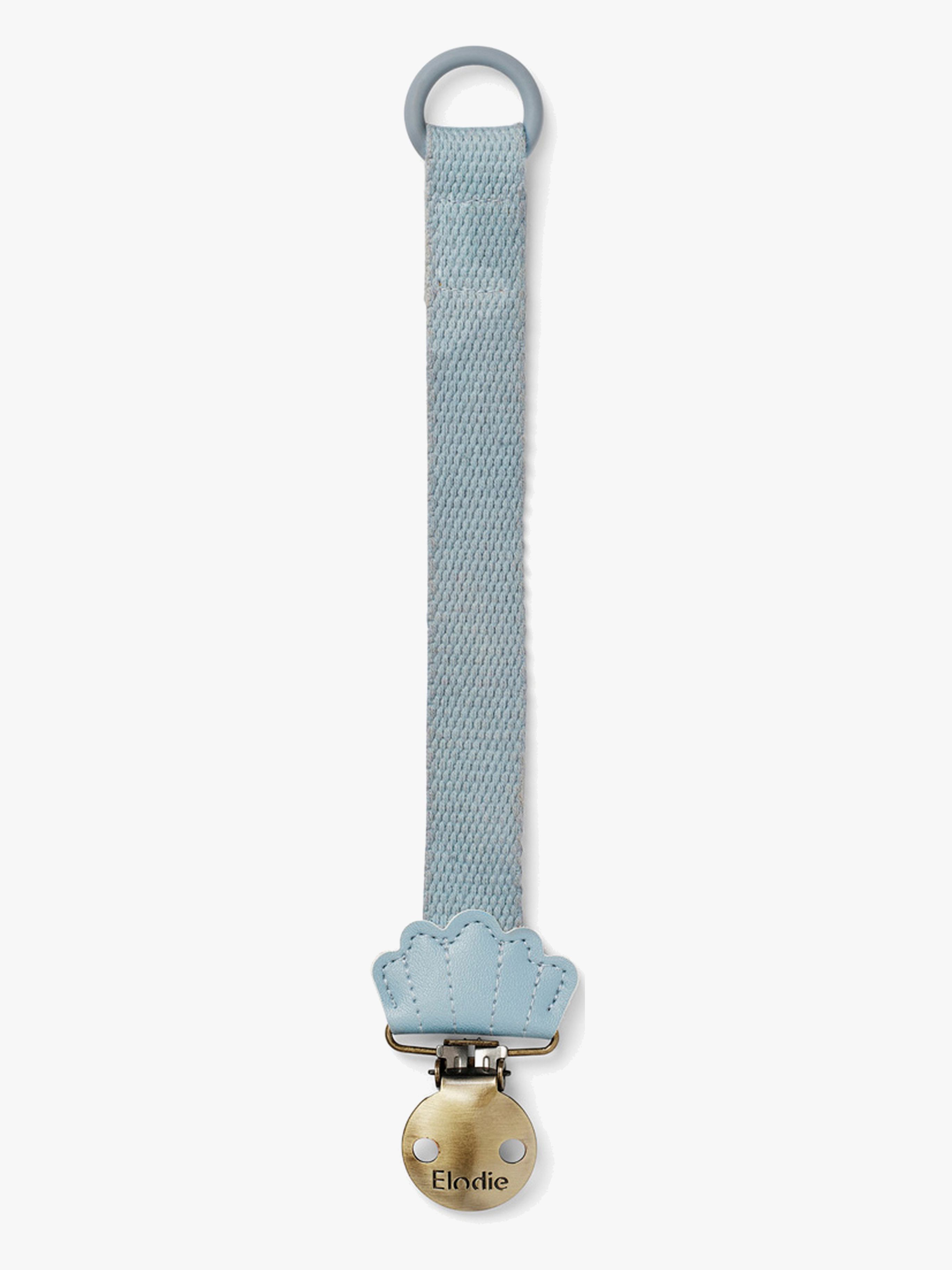Elodie Schnullerkette Scallop, Sunrise Blue