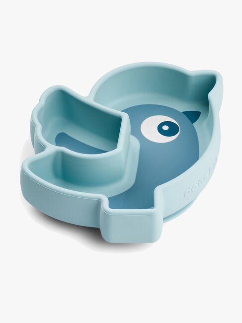 Done By Deer Stick & Stay Silikonteller Birdee, Blue