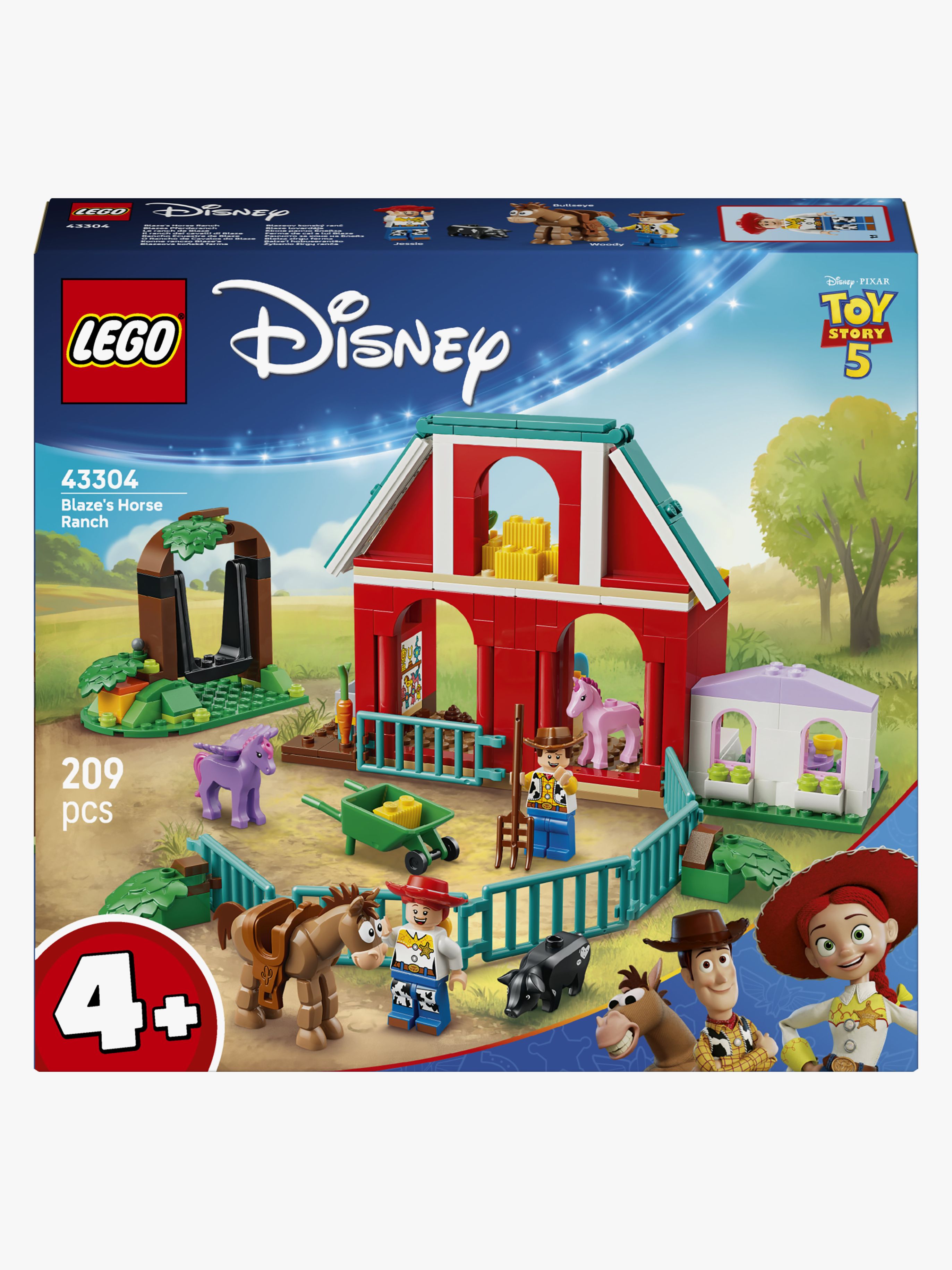 LEGO Disney Pixar 43304 Blazes Pferderanch