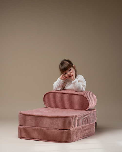 Wigiwama Flip Klappsessel 150x60 cm, Pink Mousse