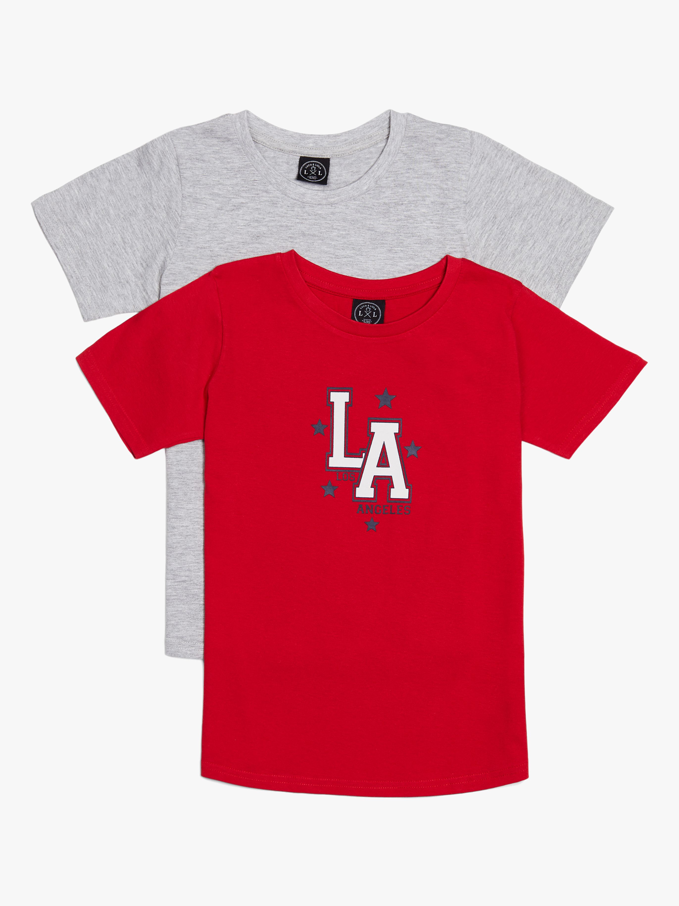 Luca &  Lola Olivia Top 2er-Pack, Red 146–152