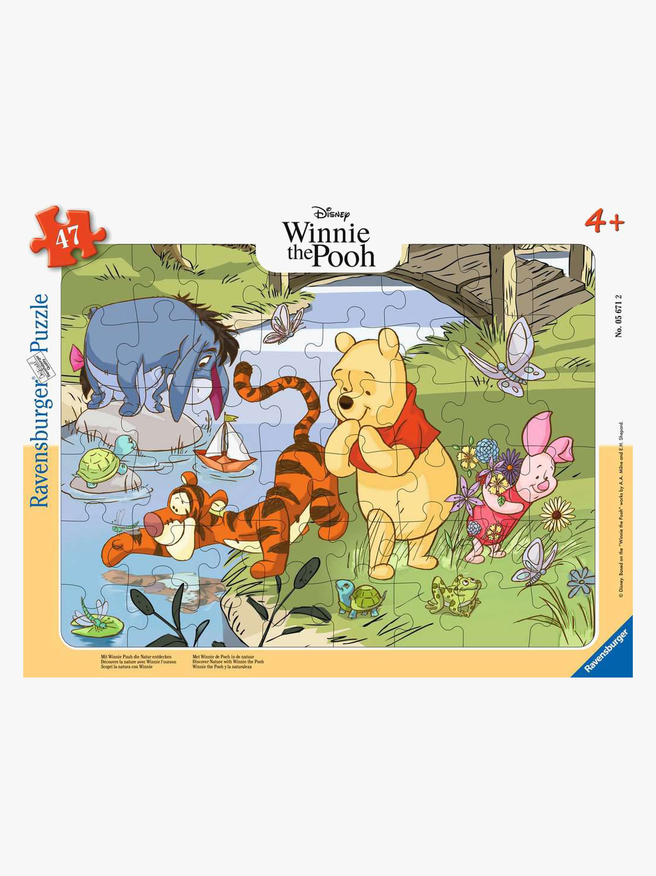 Ravensburger Puzzle Entdecke Die Natur  mit Winnie Puuh 47 Teile