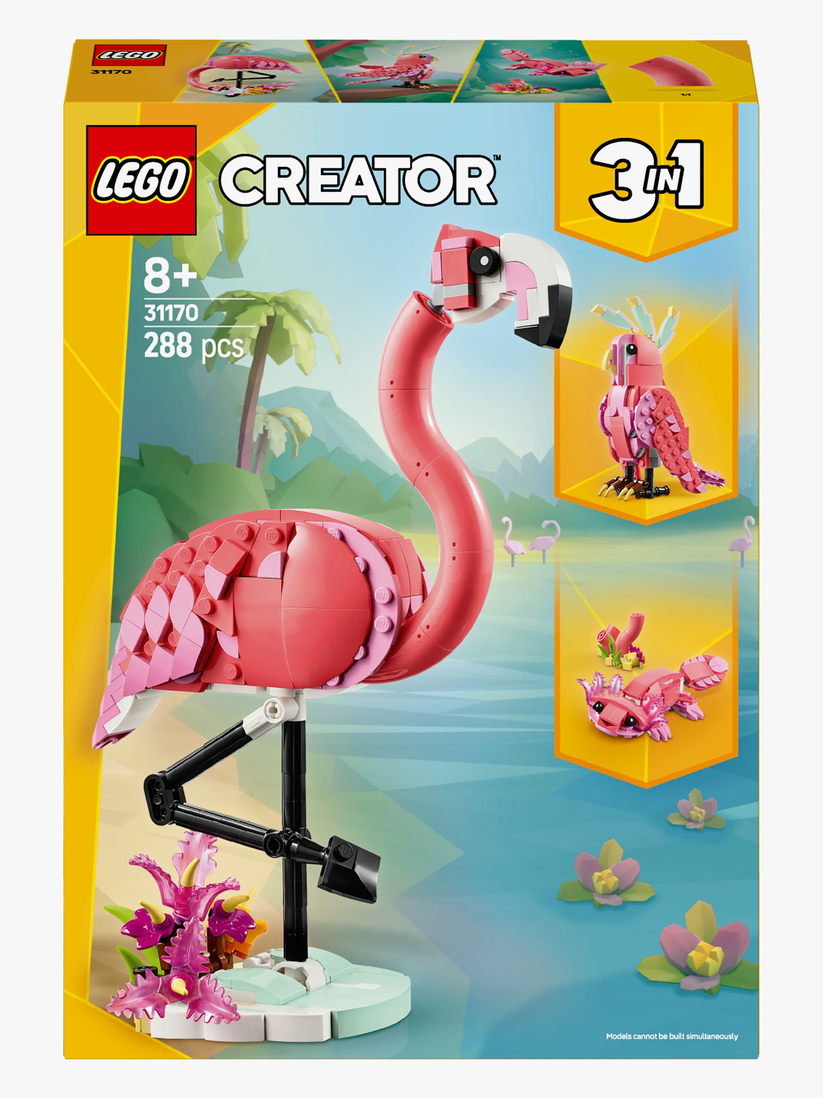 LEGO Creator 31170 Wilde Tiere: Rosa Flamingo