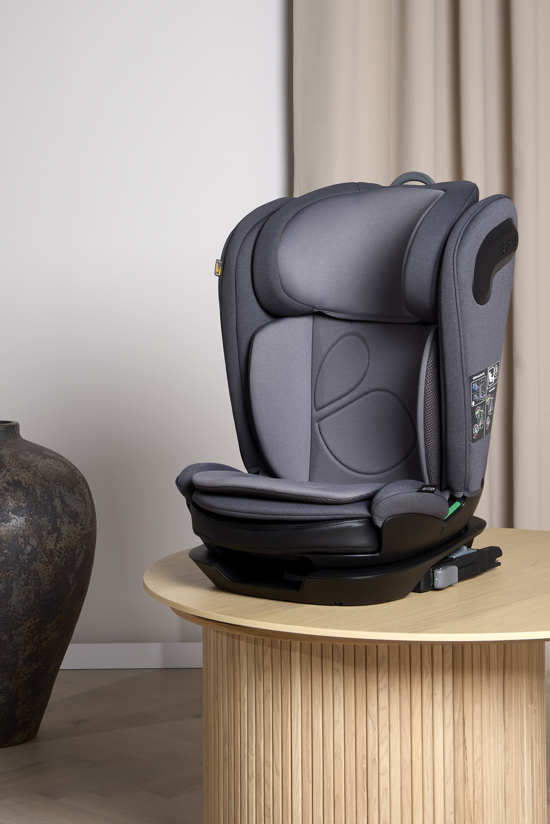 Beemoo Reform ISOFIX Kindersitz, Mineral Grey