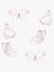 That's Mine Wallsticker Butterfly 6er-Pack, White