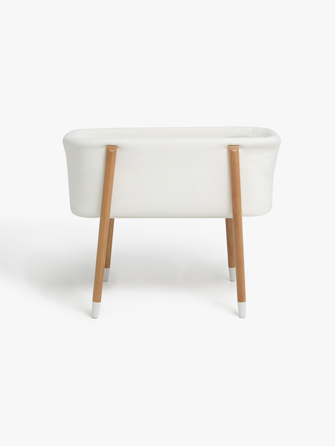 Beemoo CARE Nordic Babybett, White/Wood