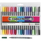 Colortime Doppelfilzstift Zusätzliche Farben 20st