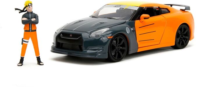 Jada Toys Nissan GT-R 2009 Auto mit Naruto Figur