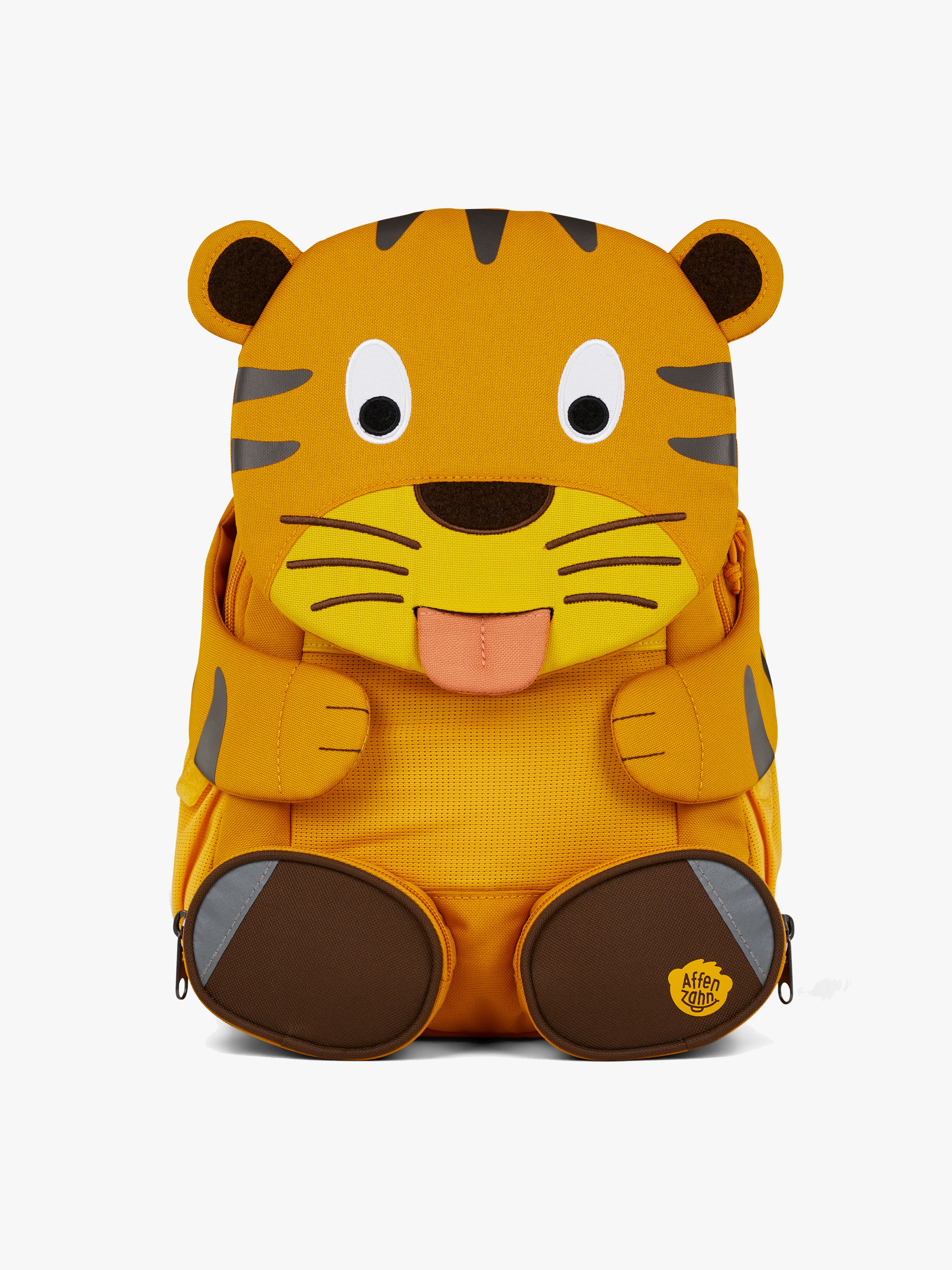 Affenzahn Large Friend Kinder Rucksack 8L, Tiger, Kindergartenrucksack