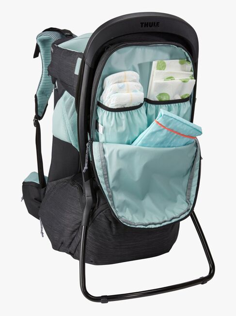Thule Sapling Kindertrage inkl. Umhängetasche, Black
