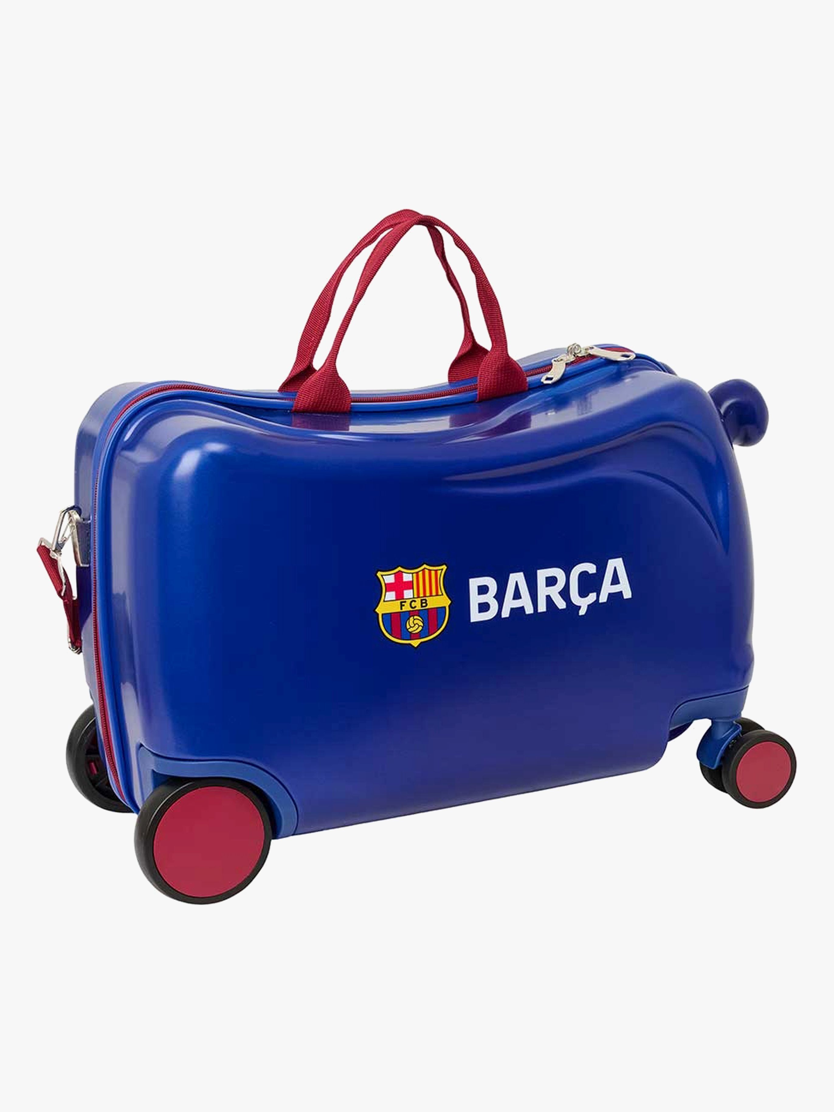 FC Barcelona Ride On Reisekoffer 25L, Blau/Rot