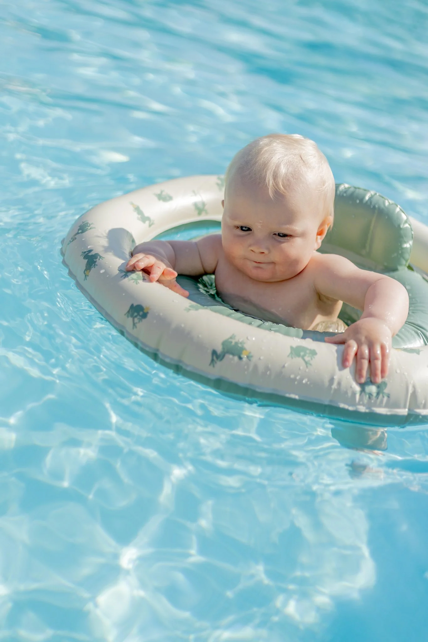 Vanilla Copenhagen Schwimmring Baby, Fern Froggy