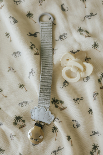 Elodie Binky Bow Schnuller 3+, Oat White